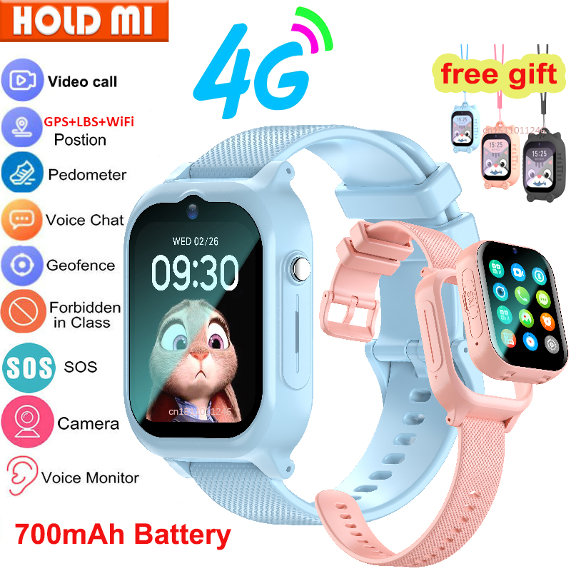 Smartwatch Watches For Kid Boy With Alarm - Reloj inteligente para niños 4G GPS