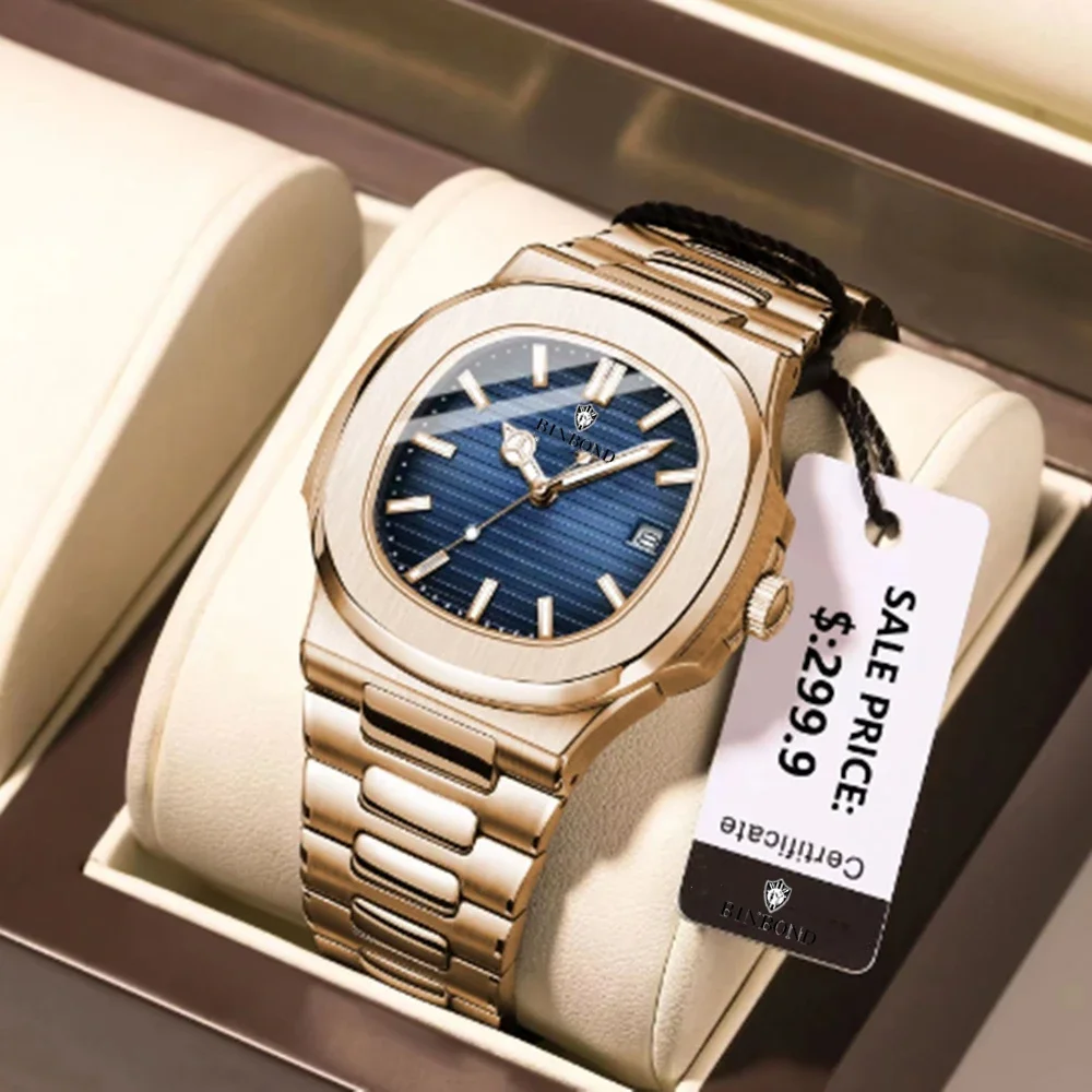 Smartwatch New Watches For Men - Nuevo reloj suizo informal de oro