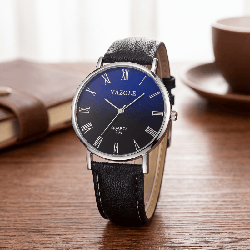 Smartwatch Watches Brands For Men - Relojes de cuarzo minimalistas YAZOLE para