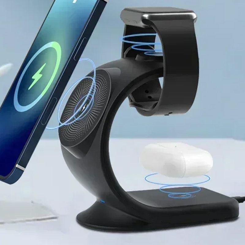 Watch 7 Smartwatch Iphone - Cargador inalámbrico magnético 3 en 1,