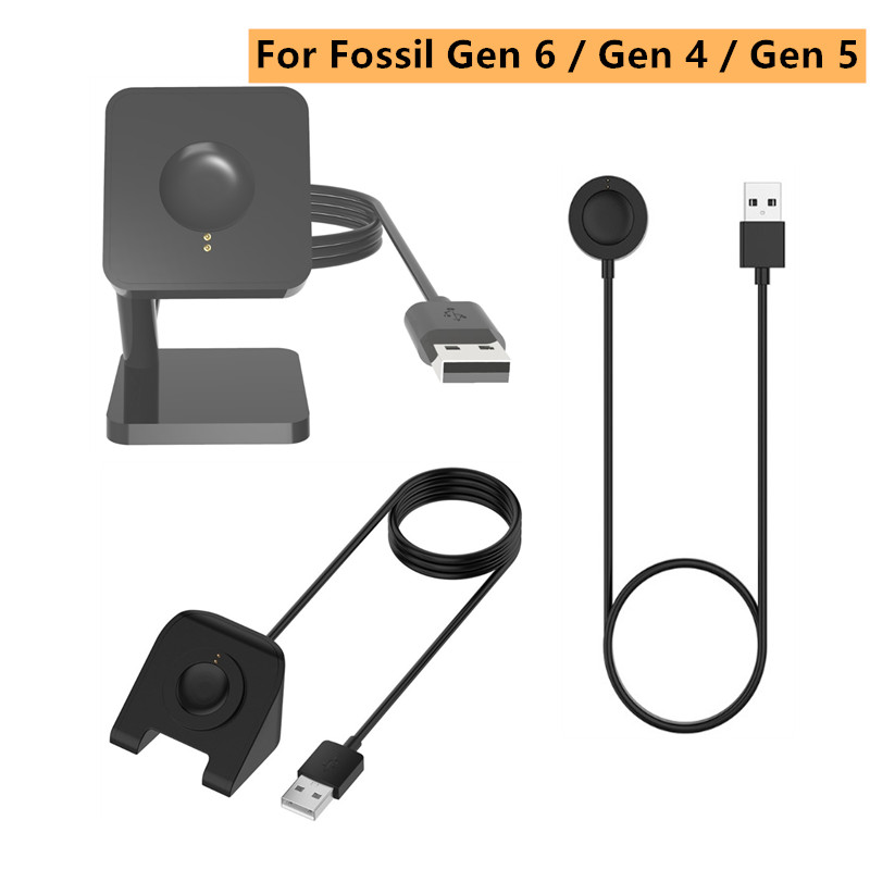 Fossil Watches Smartwatch Gen 5 - Base de carga rápida magnética USB