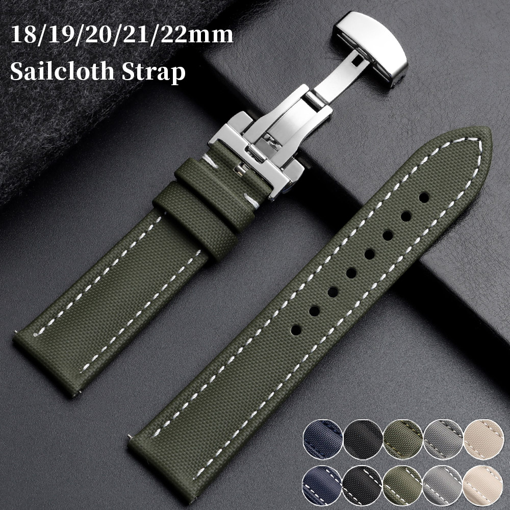 Omega Watches Smartwatch - Correas de Tela de Lona de