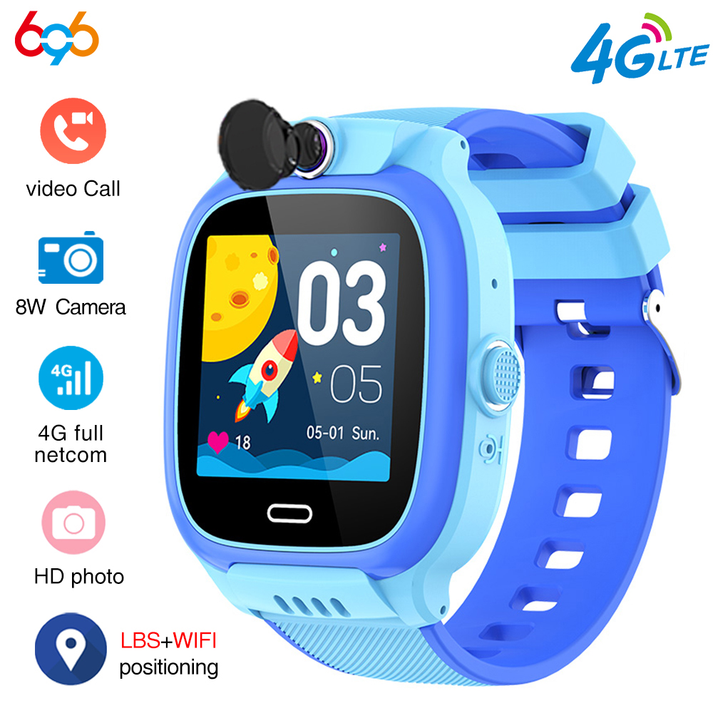 Smartwatch Watches For Kid Boy With Alarm - Reloj inteligente con videollamada 4G para