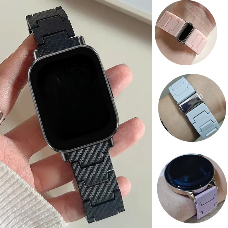 Smartwatch Samsung Watches For Women - Correa de fibra de carbono de