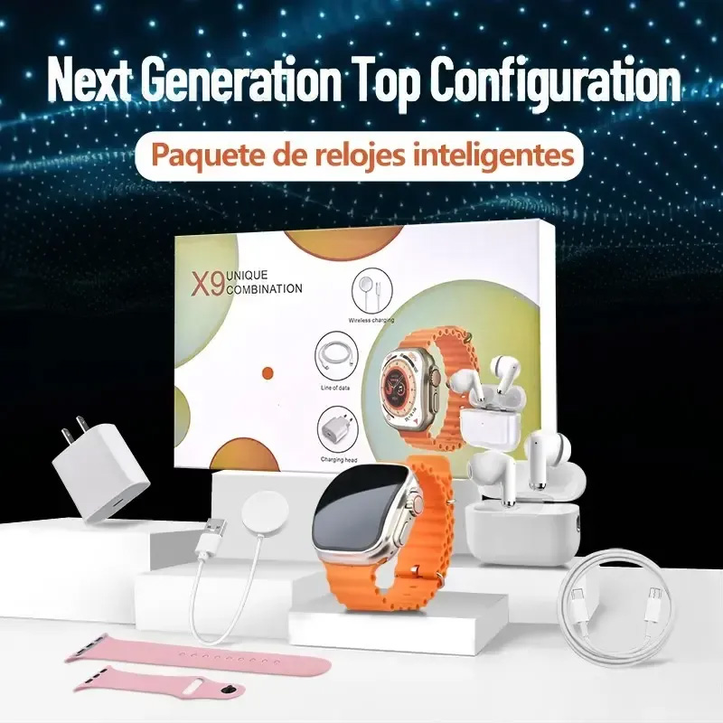 Smartwatch Premium Watches For Men - Conjunto Premium de Reloj Inteligente 6