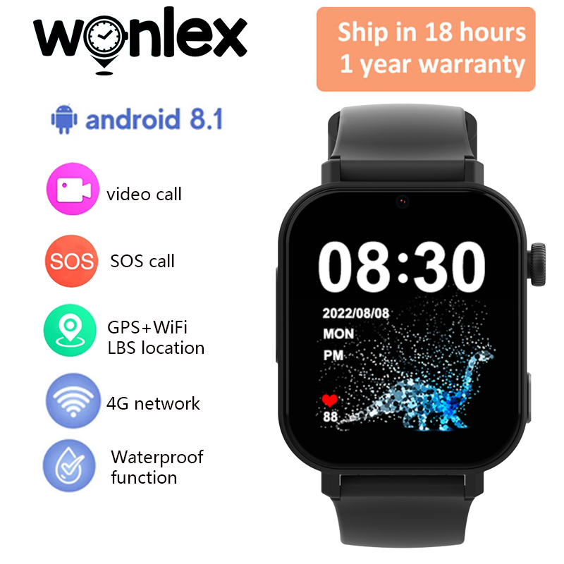 Smartwatch Watches For Boys - Reloj inteligente Wonlex KT36 4G para