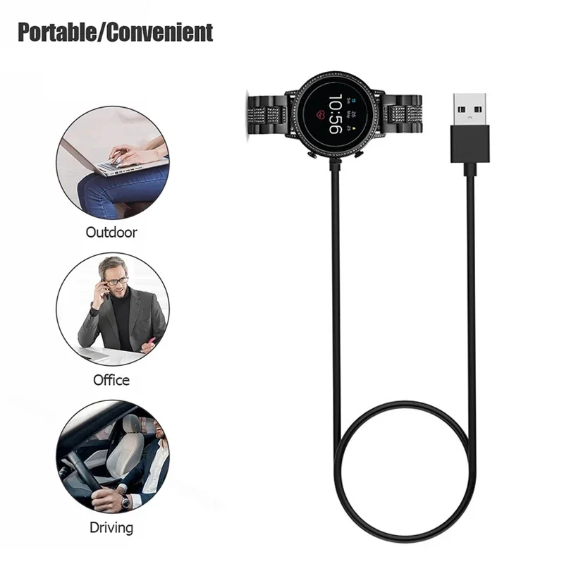 Fossil Watches Smartwatch Gen 5 - Base de carga rápida magnética USB