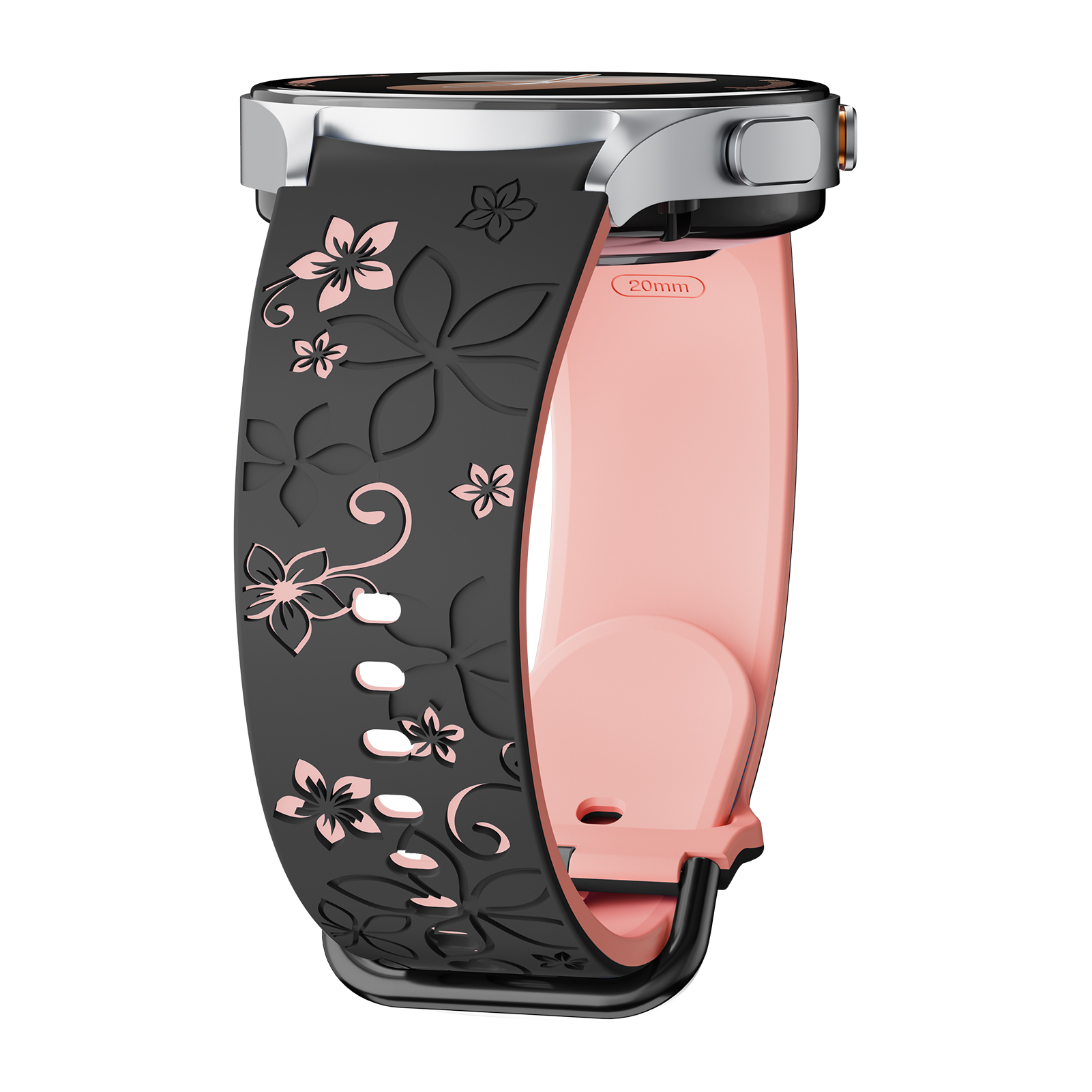 Smartwatch Samsung Watches For Women - Correa de silicona grabada para Samsung