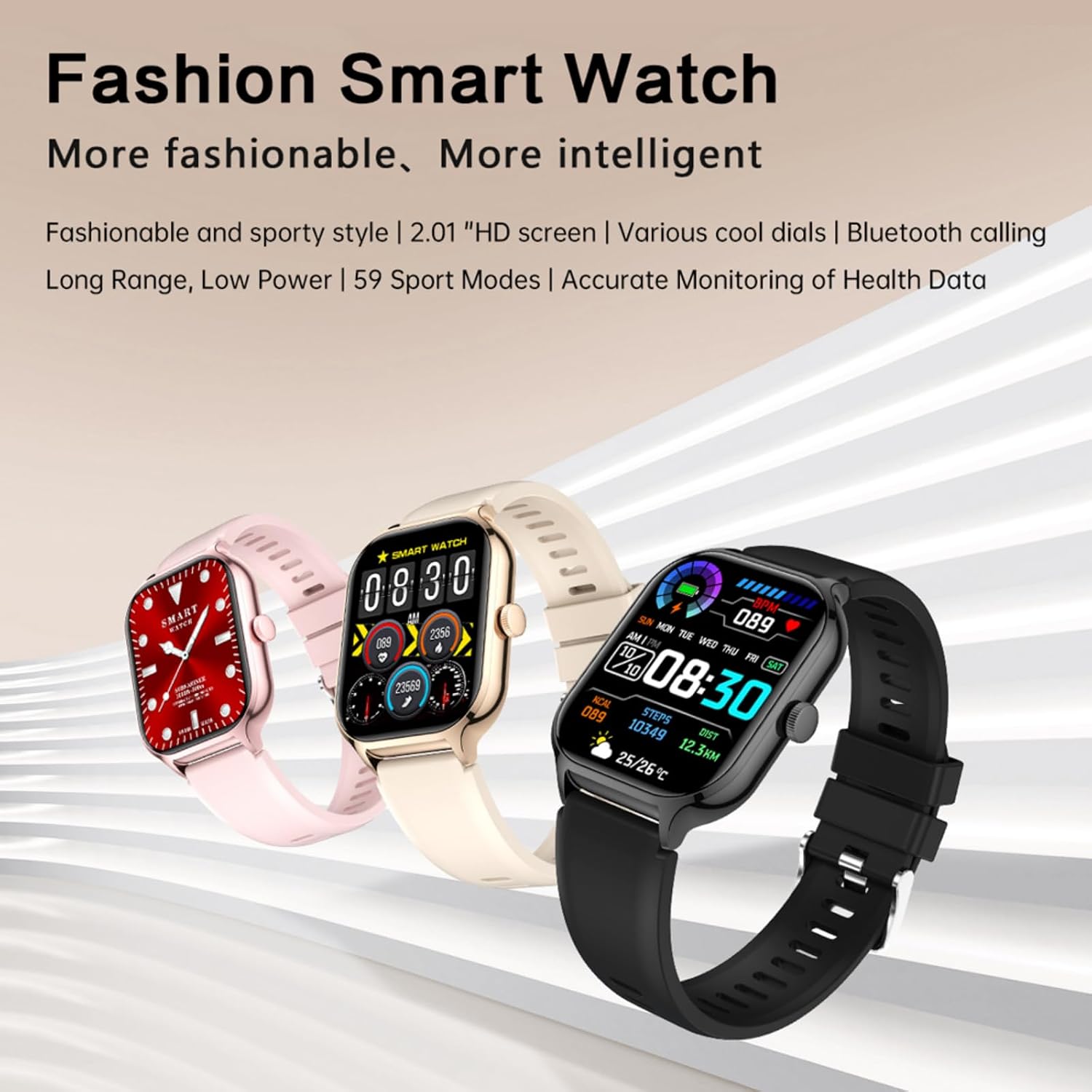 Watch 7 Smartwatch Iphone - Reloj inteligente con pantalla táctil HD,