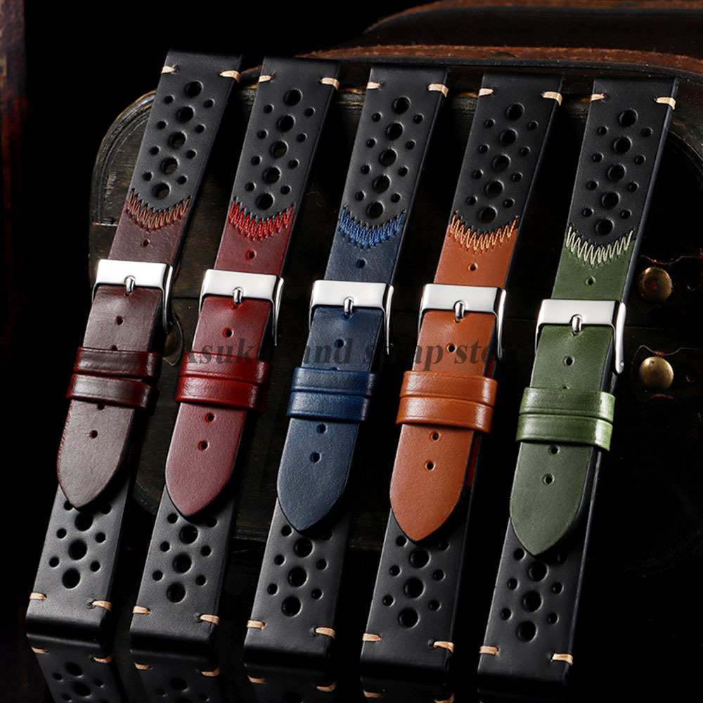 Omega Watches Smartwatch - Nueva Correa de Reloj de Cuero