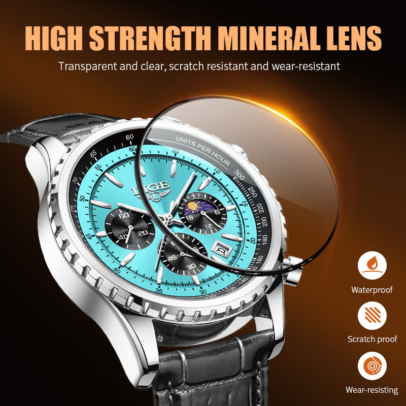 Reloj LIGE de Lujo para Hombre - Smartwatch Watches Brands For Men reseña y precio