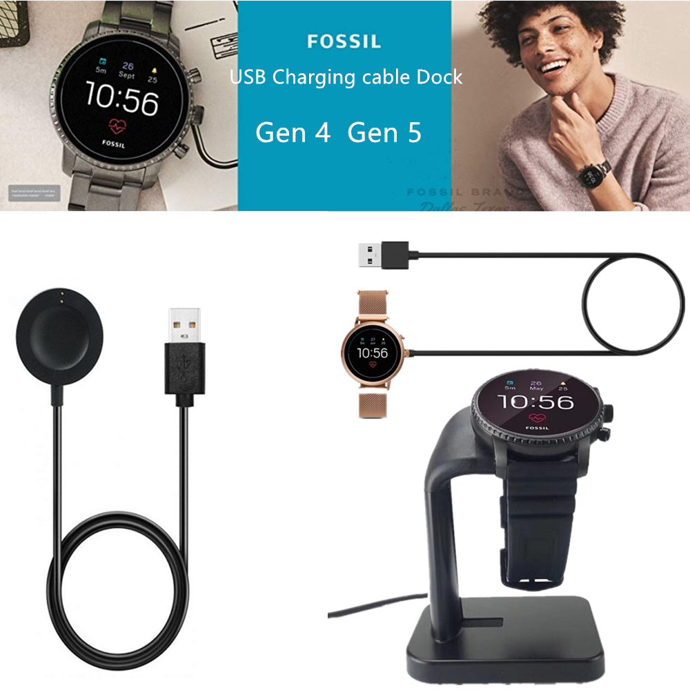 Cargador para Fossil Gen 4 5,  - Fossil Watches Smartwatch Gen 5 reseña y precio