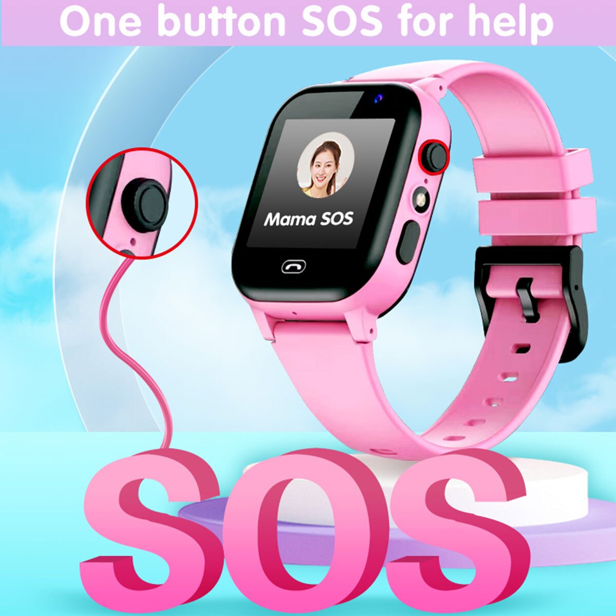 Reloj inteligente para niños c - Smartwatch Watches For Kid Boy With Alarm reseña y precio