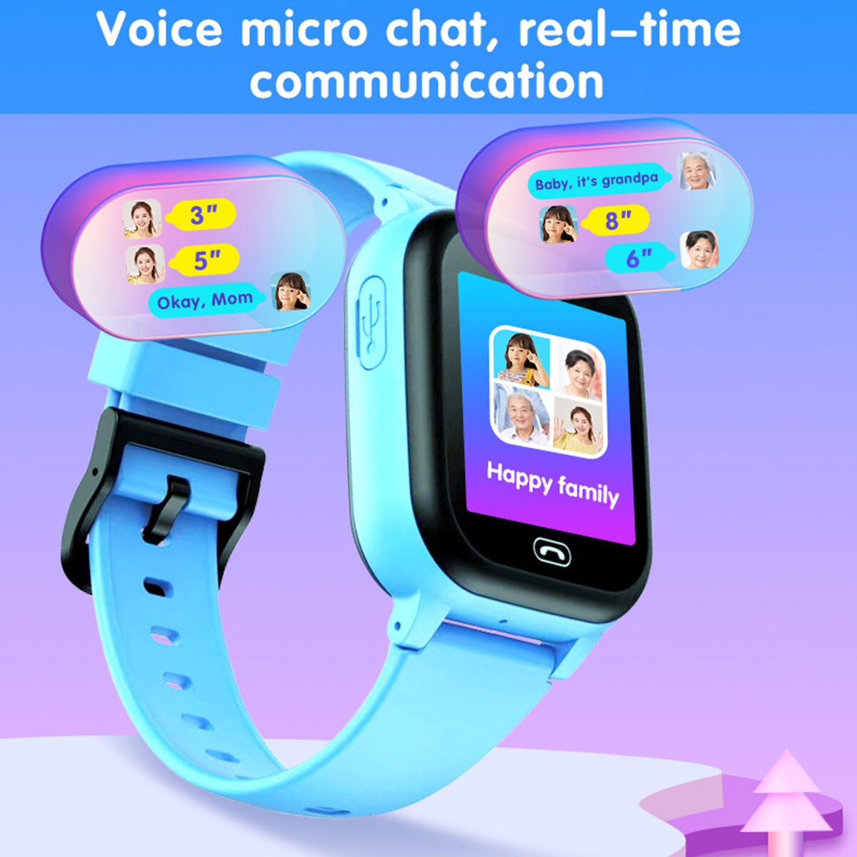 Reloj inteligente para niños c - Smartwatch Watches For Kid Boy With Alarm reseña y precio