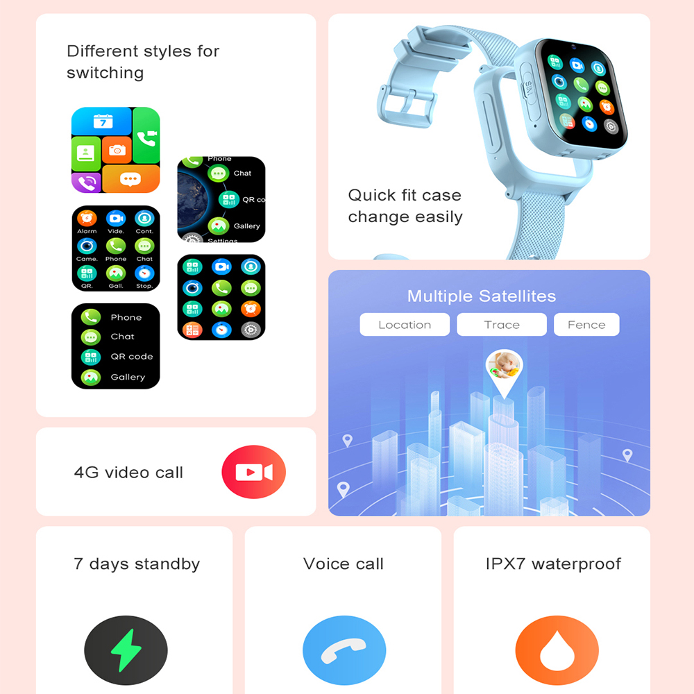 Reloj inteligente para niños 4 - Smartwatch Watches For Kid Boy With Alarm reseña y precio