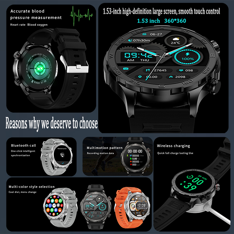 Nuevo Reloj Inteligente con GP - Smartwatch New Watches For Men reseña y precio
