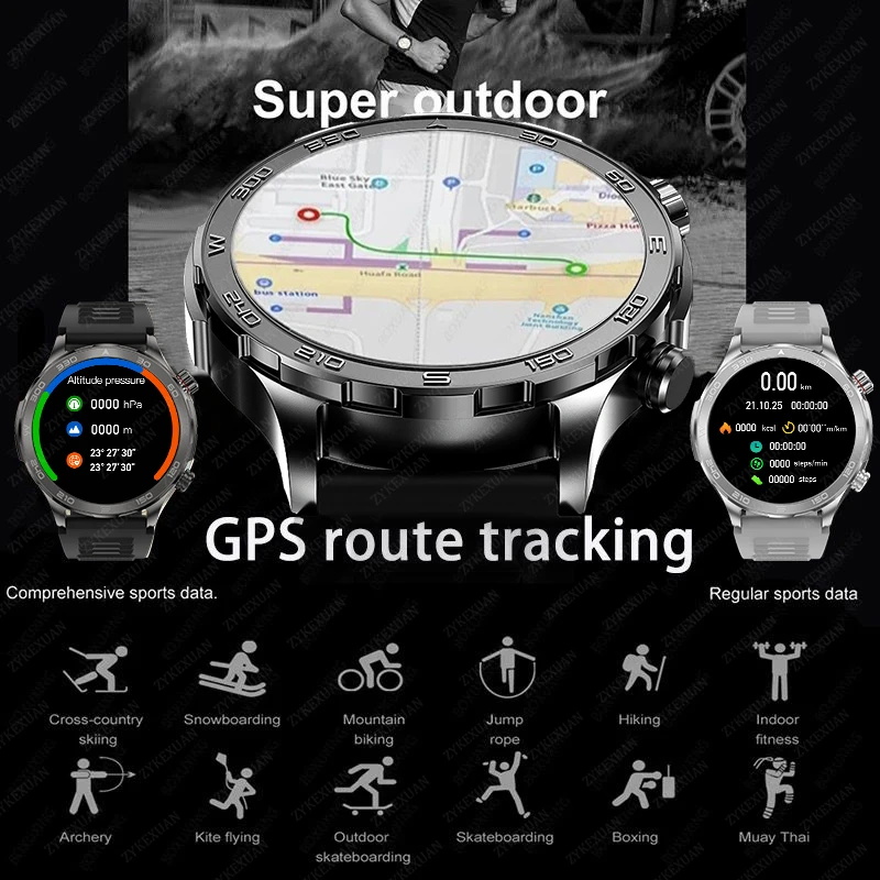 Nuevo Reloj Inteligente con GP - Smartwatch New Watches For Men reseña y precio