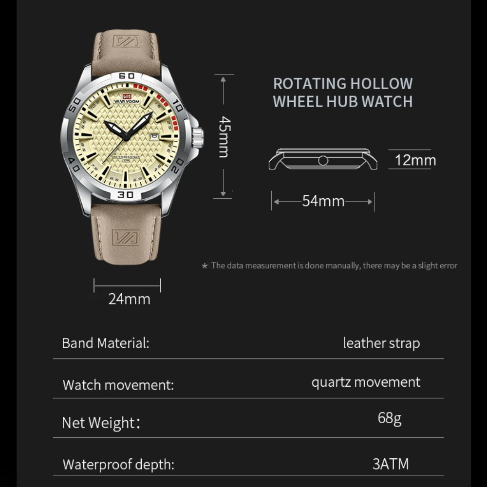 Reloj VAVAVOOM 2581 con Esfera - Smartwatch Premium Watches For Men reseña y precio