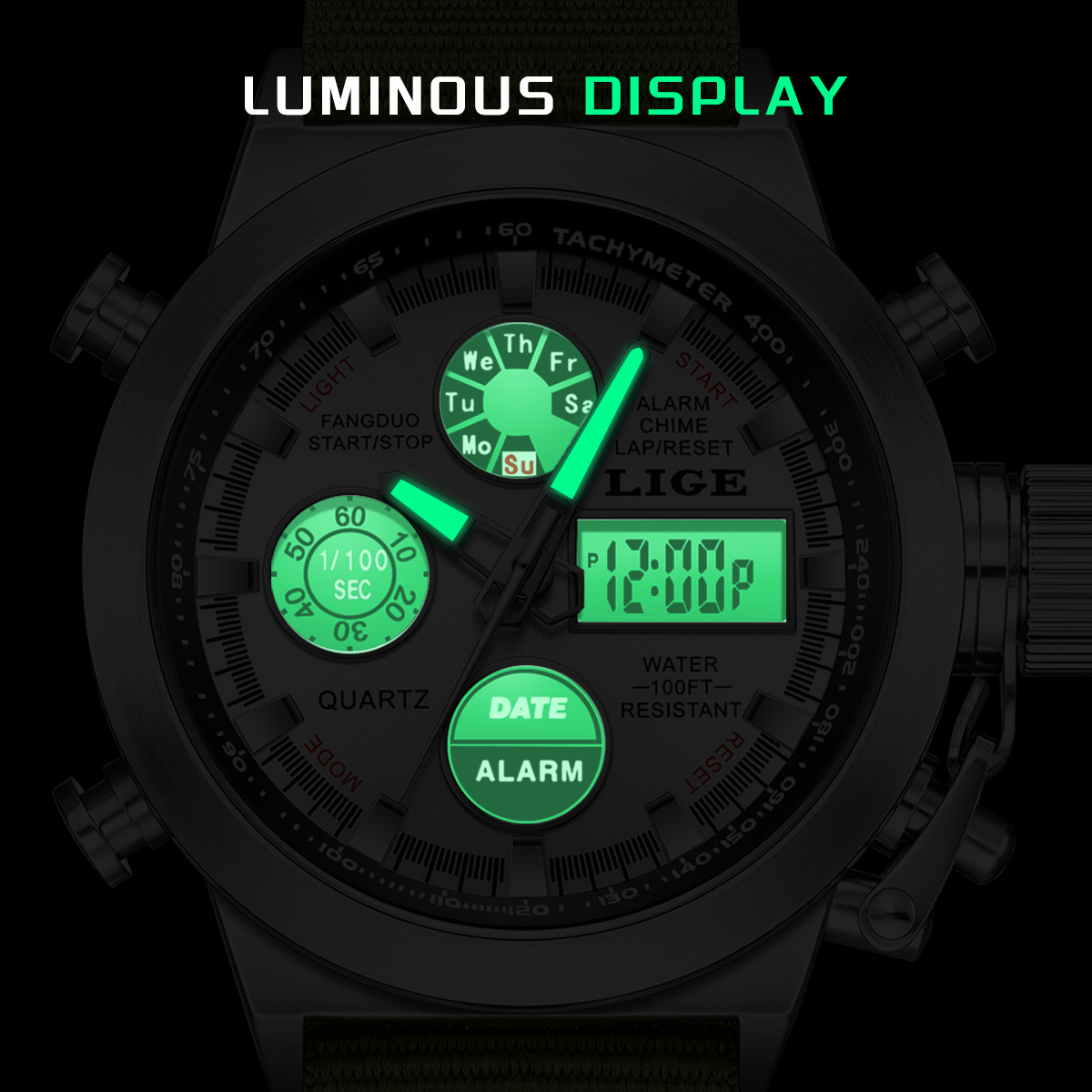 Reloj LIGE para Hombre, Marca  - Smartwatch Watches Brands For Men reseña y precio