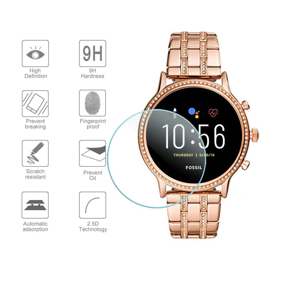 Vidrio templado de 2 piezas pa - Fossil Watches Smartwatch Gen 5 reseña y precio
