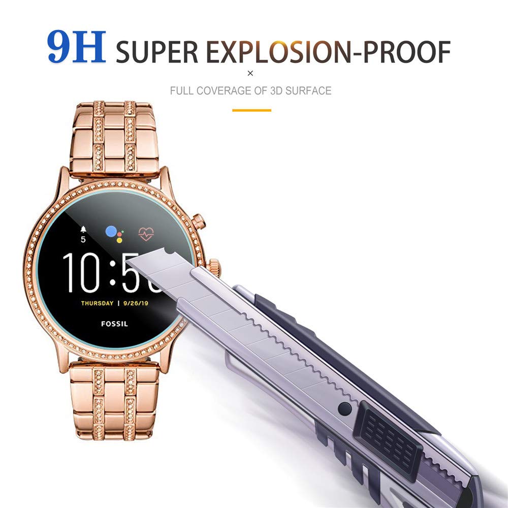 Vidrio templado de 2 piezas pa - Fossil Watches Smartwatch Gen 5 reseña y precio