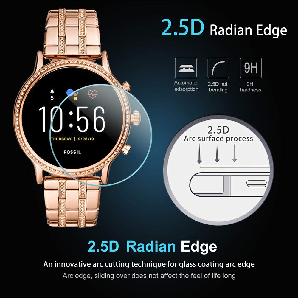 Vidrio templado de 2 piezas pa - Fossil Watches Smartwatch Gen 5 reseña y precio