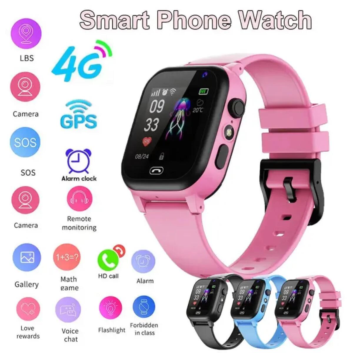 Reloj inteligente para niños 4 - Smartwatch Watches For Boys reseña y precio