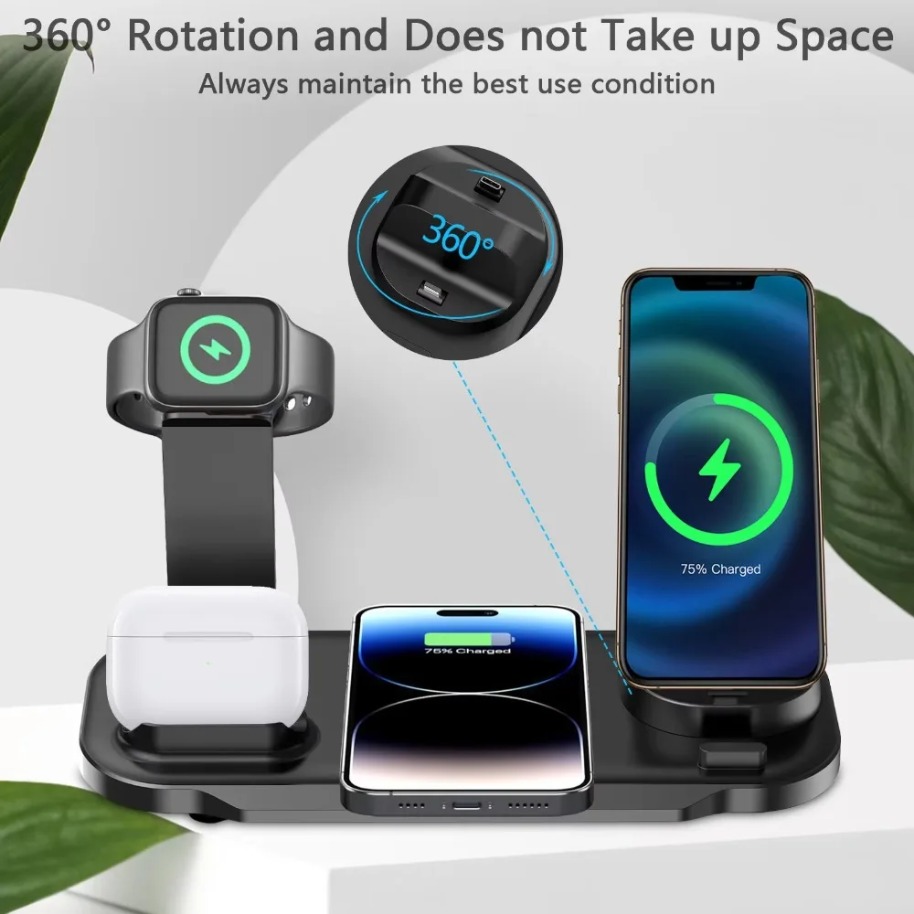 Base de Carga Inalámbrica 7 en - Watch 7 Smartwatch Iphone reseña y precio
