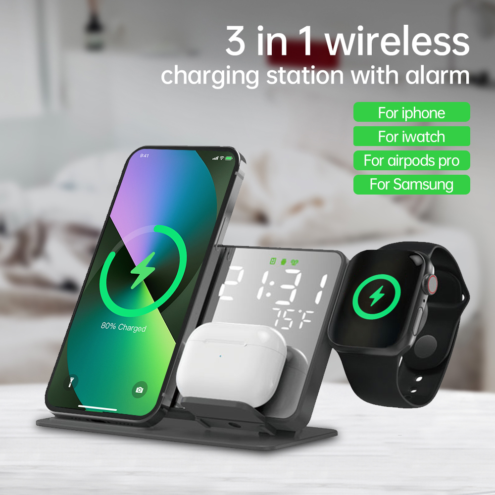 Cargador inalámbrico 3 en 1 pa - Watch 7 Smartwatch Iphone reseña y precio