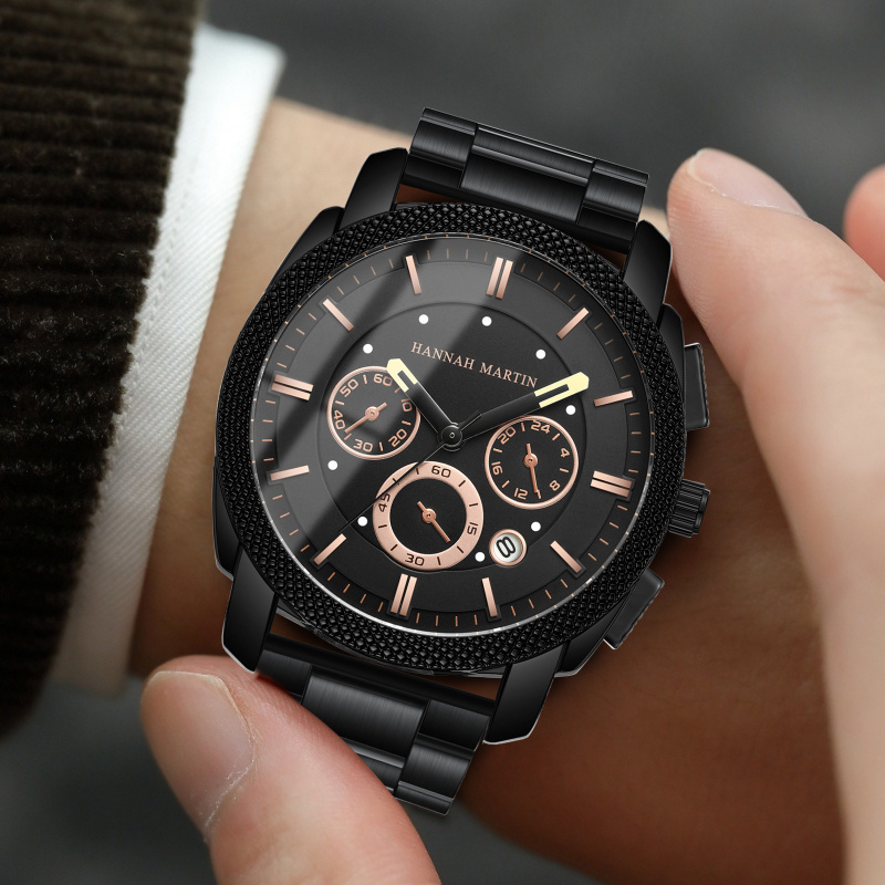 Reloj Cronógrafo Deportivo de  - Smartwatch Watches Brands For Men reseña y precio