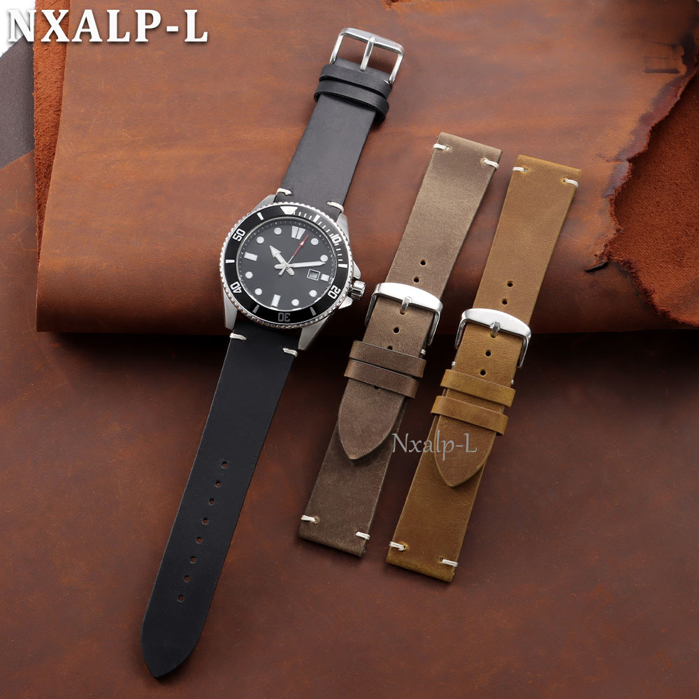 Correa de reloj retro de cuero - Omega Watches Smartwatch reseña y precio
