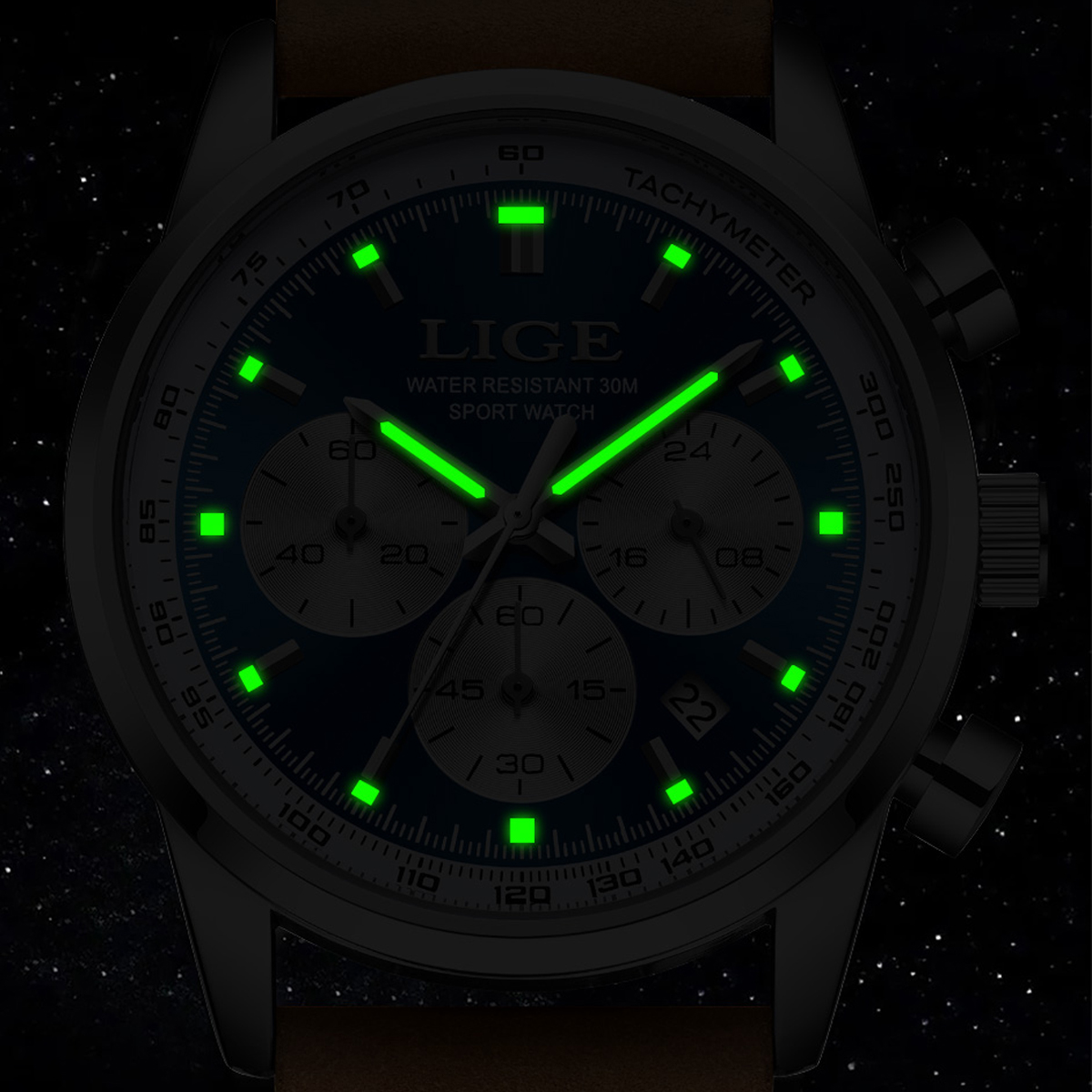 Reloj de cuarzo LIGE de la mej - Smartwatch Watches Brands For Men reseña y precio