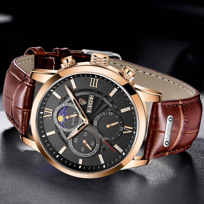 Reloj LIGE de moda para hombre - Smartwatch Watches Brands For Men reseña y precio