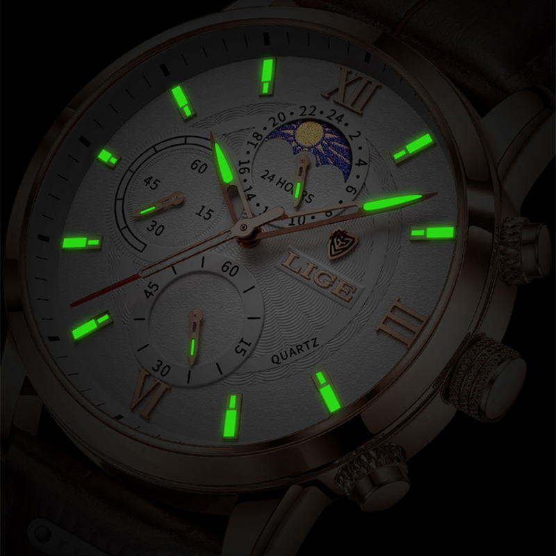 Reloj LIGE de moda para hombre - Smartwatch Watches Brands For Men reseña y precio