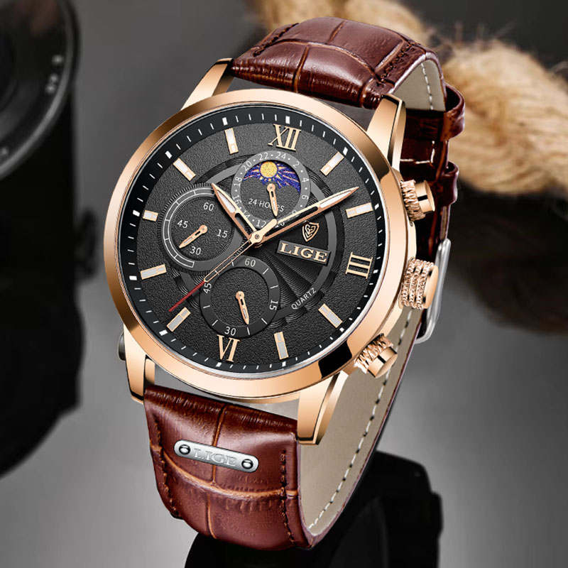 Reloj LIGE de moda para hombre - Smartwatch Watches Brands For Men reseña y precio