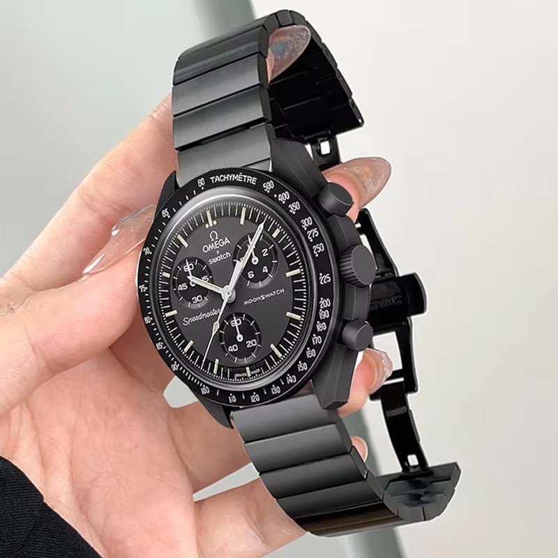 Correa de reloj de acero inoxi - Omega Watches Smartwatch reseña y precio