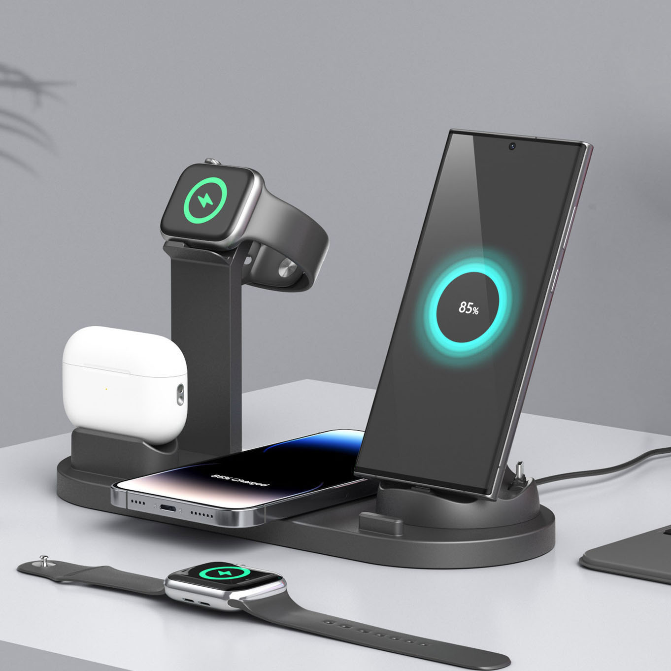 Soporte para cargadores inalám - Watch 7 Smartwatch Iphone reseña y precio
