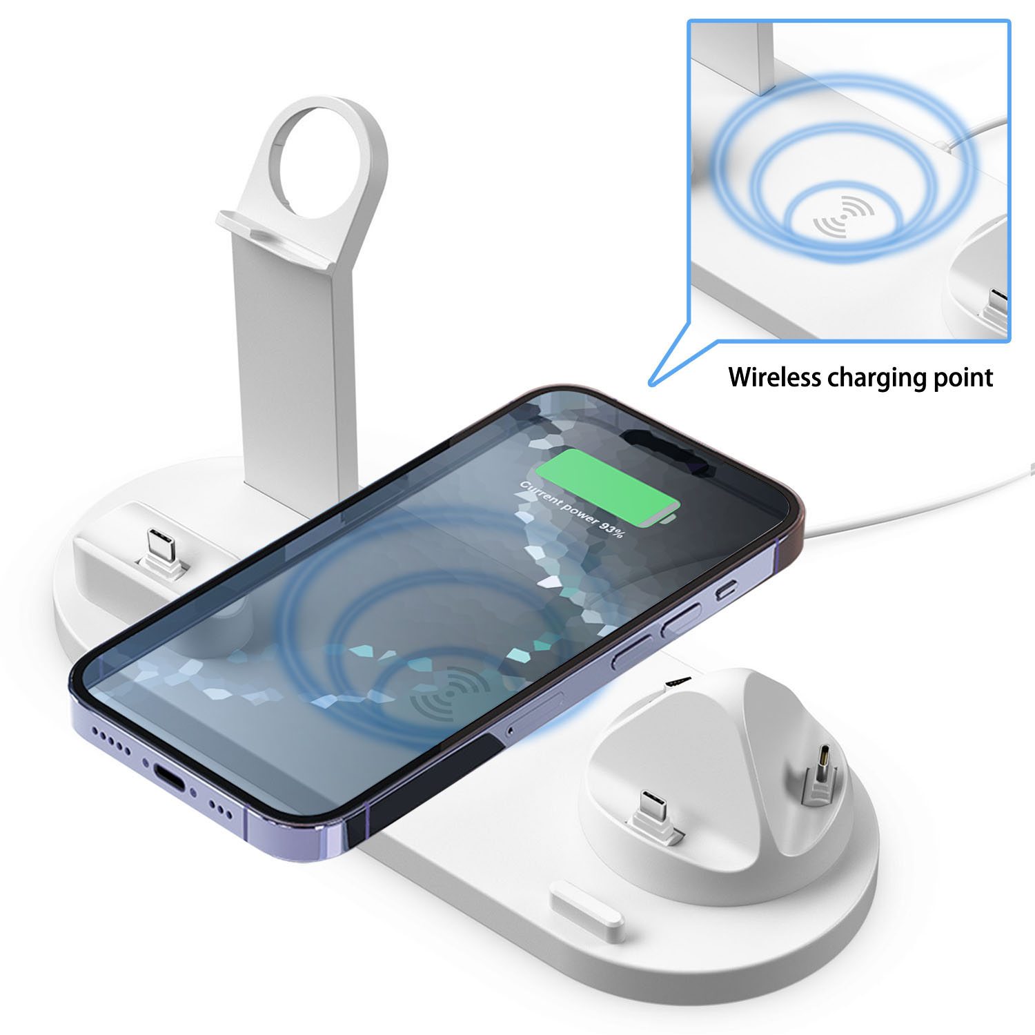 Soporte para cargadores inalám - Watch 7 Smartwatch Iphone reseña y precio