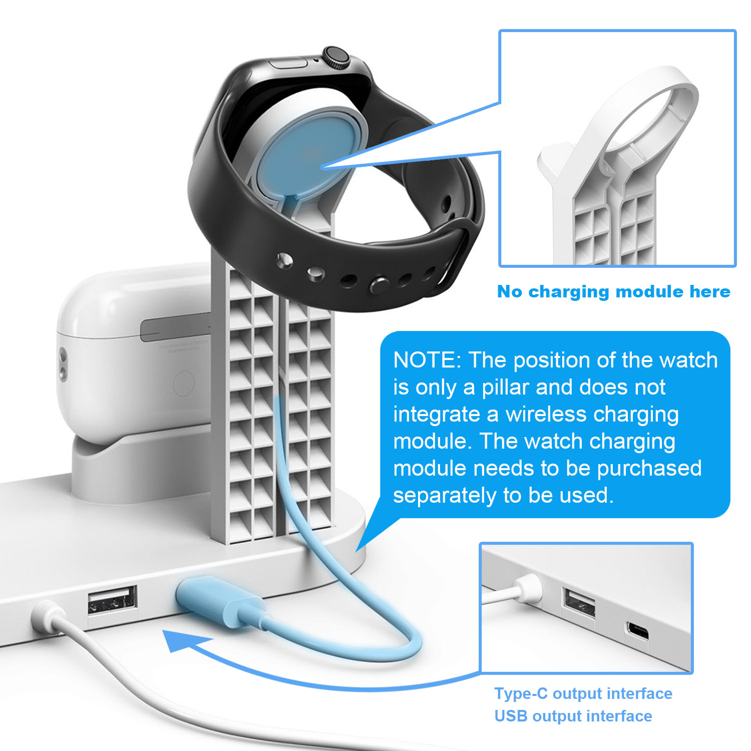 Soporte para cargadores inalám - Watch 7 Smartwatch Iphone reseña y precio