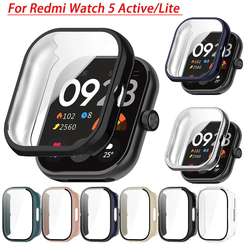 Vidrio templado + funda de PC  - Watch Redmi reseña y precio