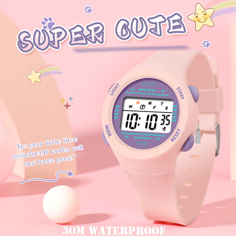 Reloj electrónico para niños,  - Smartwatch Watches For Kid Boy With Alarm reseña y precio