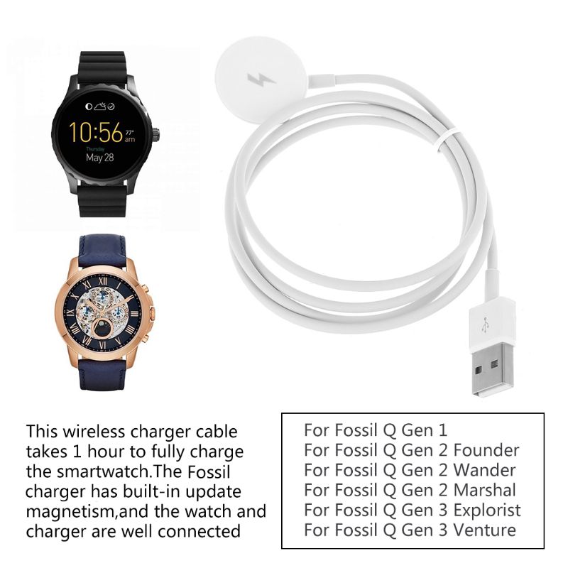 Adaptador de cargador de reloj - Fossil Watches Smartwatch Gen 3 reseña y precio