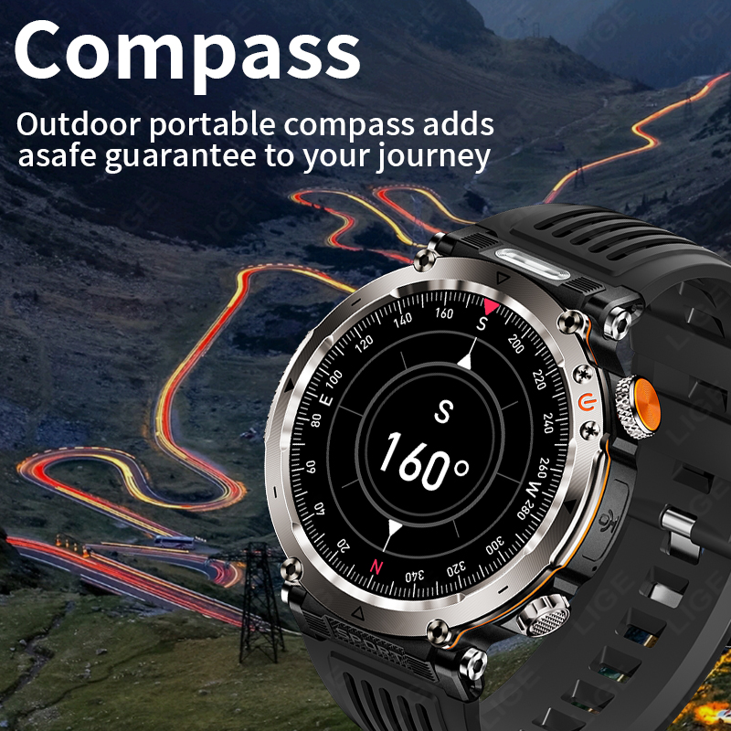 Nuevo reloj inteligente milita - Smartwatch New Watches For Men reseña y precio