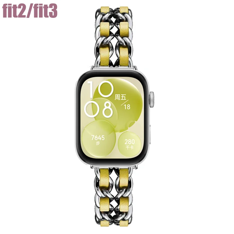 Correas de cuero + Metal para  - Smartwatch Samsung Watches For Women reseña y precio