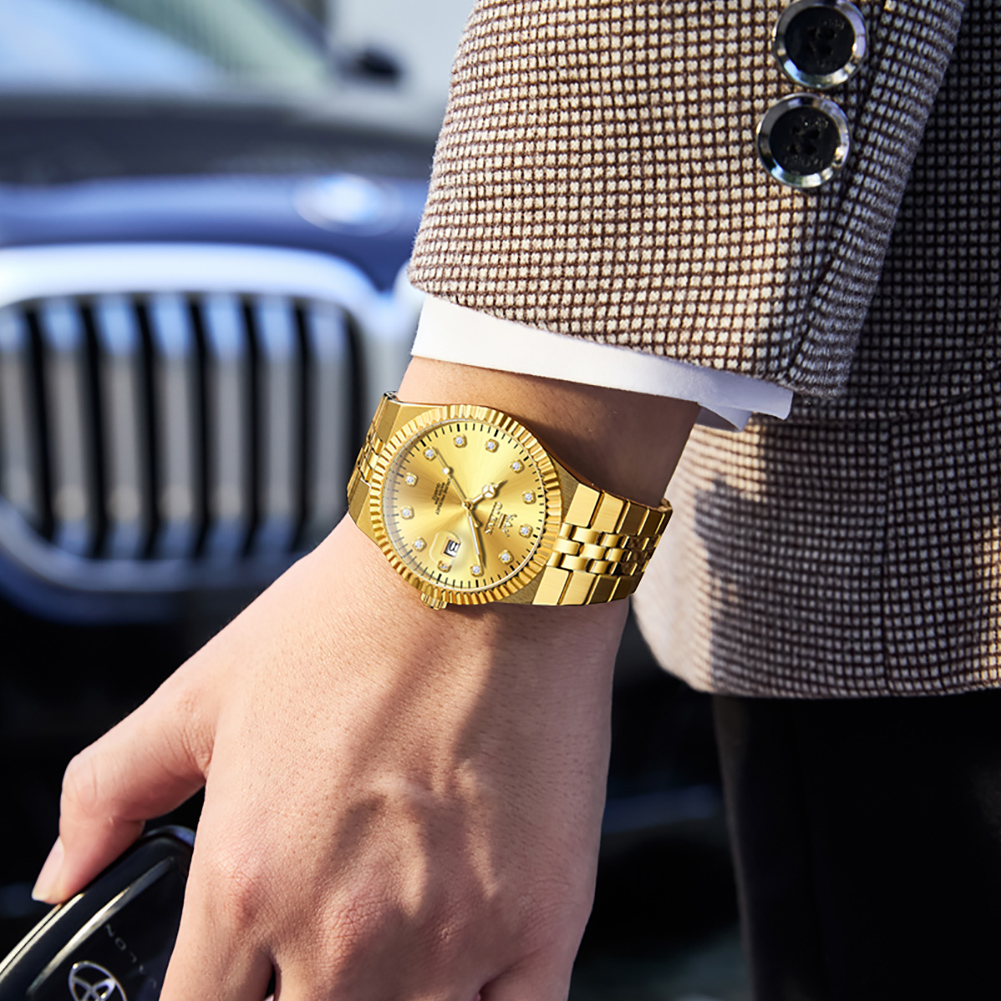 OLEVS, nuevo reloj de moda par - Smartwatch Watches Brands For Men reseña y precio