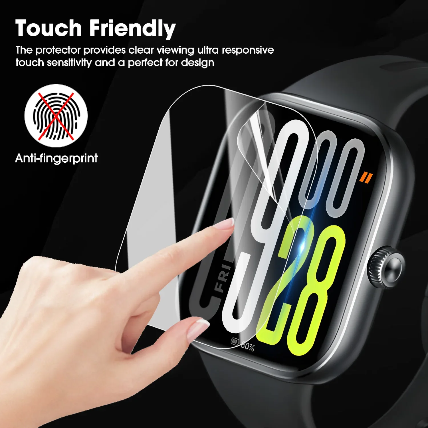 1-5PCS Hydrogel Protective Fil - Watch Redmi reseña y precio
