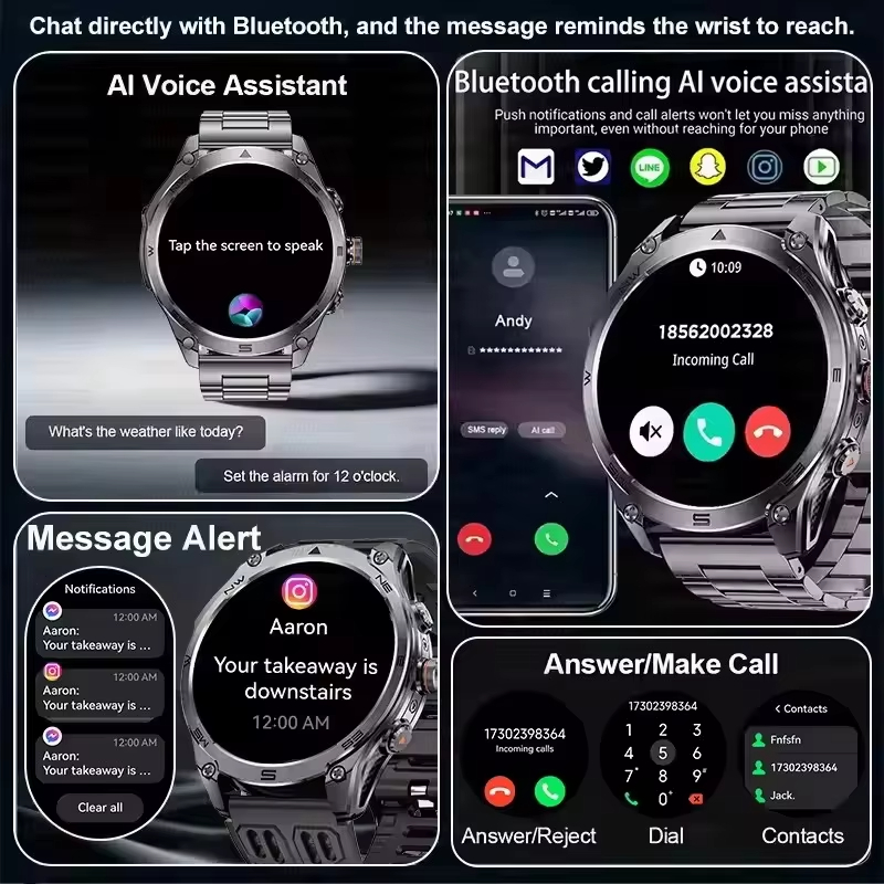 Reloj inteligente GPS IP69 res - Smartwatch Premium Watches For Men reseña y precio
